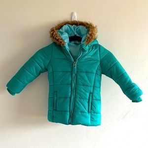 Eddie Bauer Winter Puffer Coat 2T Teal